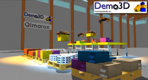 Qimarox estudia el uso de drones para trabajos de paletización